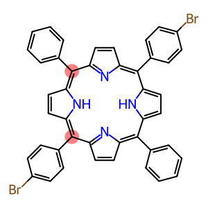 21H,23H-Porphine, 5,15-bis(4-bromophenyl)-10,20-diphenyl-