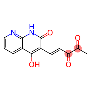 4-Pentene-2,3-dione,5-(1,2-dihydro-4-hydroxy-2-oxo-1,8-naphthyridin-3-yl)-(9CI)