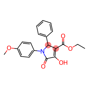 1-(4-Methoxyphenyl)-4,5-dioxo-2-phenyl-3-pyrrolidinecarboxylic acid ethyl ester