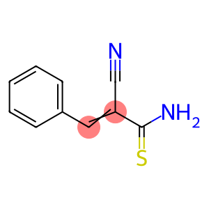 (2Z)-2-cyano-3-phenylprop-2-enethioamide