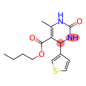 5-Pyrimidinecarboxylicacid,1,2,3,4-tetrahydro-6-methyl-2-oxo-4-(3-thienyl)-,butylester(9CI)