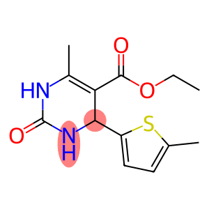 5-Pyrimidinecarboxylicacid,1,2,3,4-tetrahydro-6-methyl-4-(5-methyl-2-thienyl)-2-oxo-,ethylester(9CI)