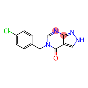 5-(4-Chlorobenzyl)-1,5-dihydro-4h-pyrazolo[3,4-d]pyrimidin-4-one
