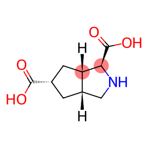 Cyclopenta[c]pyrrole-1,5-dicarboxylic acid, octahydro-, (1S,3aR,5S,6aS)- (9CI)