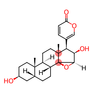 Bufa-20,22-dienolide, 14,15-epoxy-3,16-dihydroxy-, (3β,5β,15β,16β)-