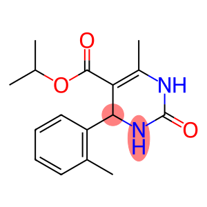 5-Pyrimidinecarboxylicacid,1,2,3,4-tetrahydro-6-methyl-4-(2-methylphenyl)-2-oxo-,1-methylethylester(9CI)