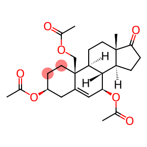 Androst-5-en-17-one, 3,7,19-tris(acetyloxy)-, (3beta,7beta)- (9CI)