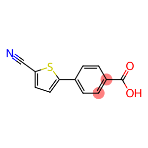 4-(5-Cyanothiophen-2-yl)benzoic acid