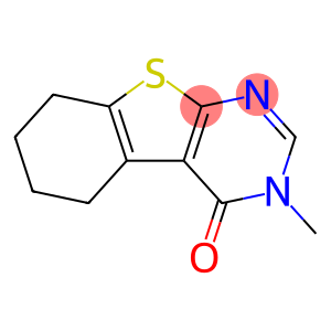 [1]Benzothieno[2,3-d]pyrimidin-4(3H)-one, 5,6,7,8-tetrahydro-3-methyl-