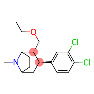 (1R,2R,3S)-2-ethoxymethyl-3-(3,4-dichlorophenyl)-tropane