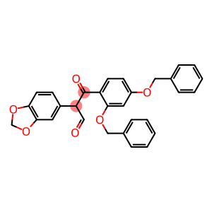 α-[2,4-Bis(phenylmethoxy)benzoyl]-1,3-benzodioxole-5-acetaldehyde