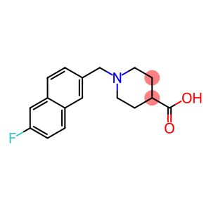 1-[(6-FLUORO-2-NAPHTHALENYL)METHYL]-PIPERIDINE-4-CARBOXYLIC ACID