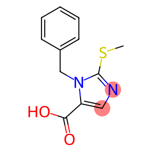 1-BENZYL-2-(METHYLSULFANYL)-1H-IMIDAZOLE-5-CARBOXYLIC ACID