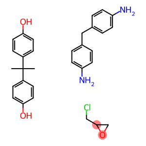 双酚A与4,4'-亚甲基双苯胺和氯甲基环氧乙烷的聚合物