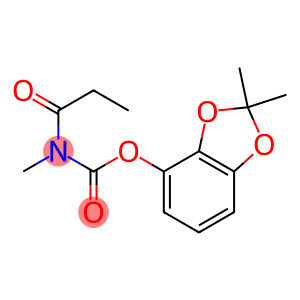 2,2-dimethyl-1,3-benzodioxol-4-yl methyl(1-oxopropyl)carbamate