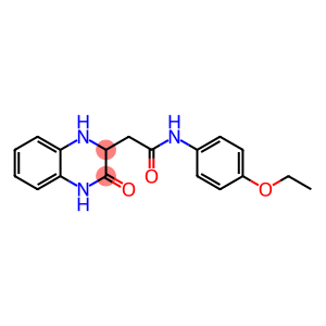 N-(4-乙氧基苯基)-2-(3-氧代-1,2,3,4-四氢喹喔啉-2-基)乙酰胺