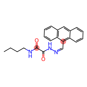 2-[2-(9-anthrylmethylene)hydrazino]-N-butyl-2-oxoacetamide