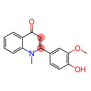 2-(4-Hydroxy-3-methoxyphenyl)-1-methylquinolin-4(1H)-one