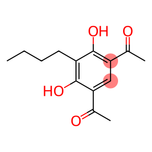 1-(5-ACETYL-3-BUTYL-2,4-DIHYDROXYPHENYL)ETHAN-1-ONE