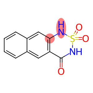 3,4-Dihydro-4-oxo-1H-naphtho[2,3-c][1,2,6]thiadiazine 2,2-dioxide