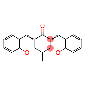 Cyclohexanone, 2,6-bis[(2-methoxyphenyl)methylene]-4-methyl-