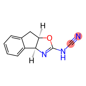 Cyanamide, [(3aS,8aR)-3a,8a-dihydro-8H-indeno[1,2-d]oxazol-2-yl]- (9CI)