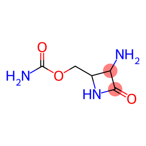 2-Azetidinone, 3-amino-4-[[(aminocarbonyl)oxy]methyl]-