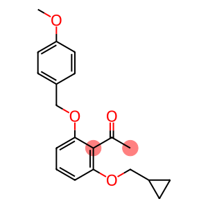1-[2-(环丙基甲氧基)-6-[(4-甲氧基苯基)甲氧基]苯基]乙酮