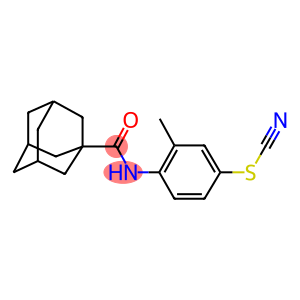 4-[(1-adamantylcarbonyl)amino]-3-methylphenyl thiocyanate