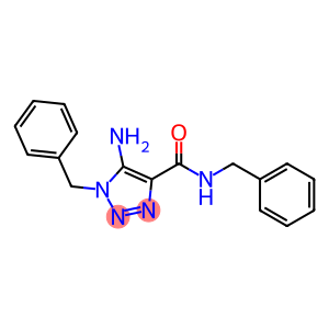 1H-1,2,3-Triazole-4-carboxamide, 5-amino-N,1-bis(phenylmethyl)-