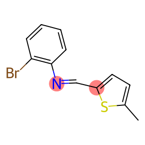 N-(2-bromophenyl)-N-[(5-methyl-2-thienyl)methylene]amine