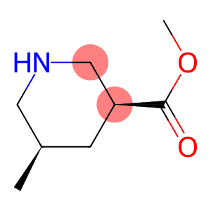 3-Piperidinecarboxylicacid,5-methyl-,methylester,(3S,5R)-(9CI)