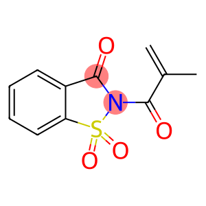 1,2-Benzisothiazol-3(2H)-one, 2-(2-methyl-1-oxo-2-propen-1-yl)-, 1,1-dioxide