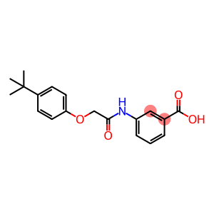 3-(2-(4-tert-butylphenoxy)acetamido)benzoic acid