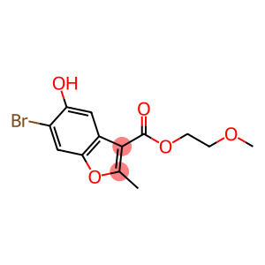 2-methoxyethyl 6-bromo-5-hydroxy-2-methylbenzofuran-3-carboxylate