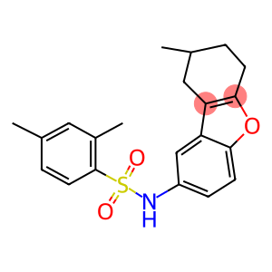 2,4-dimethyl-N-(8-methyl-6,7,8,9-tetrahydrodibenzo[b,d]furan-2-yl)benzenesulfonamide