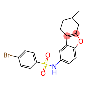 4-bromo-N-(7-methyl-6,7,8,9-tetrahydrodibenzo[b,d]furan-2-yl)benzenesulfonamide