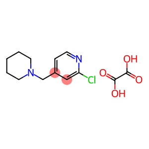 2-Chloro-4-(piperidin-1-ylmethyl)pyridine ethanedioate (1:1)