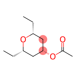 2H-Pyran-4-ol,2,6-diethyltetrahydro-,acetate,(2alpha,4alpha,6alpha)-(9CI)