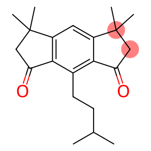 2,3,5,6-Tetrahydro-3,3,5,5-tetramethyl-8-(3-methylbutyl)-s-indacene-1,7-dione