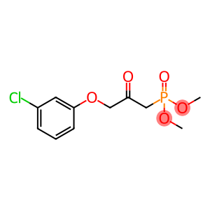 3-(3-氯苯氧基)-2-氧代丙基磷酸二甲酯