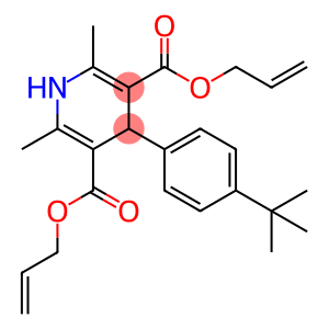 diallyl 4-(4-tert-butylphenyl)-2,6-dimethyl-1,4-dihydropyridine-3,5-dicarboxylate