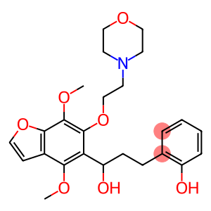 4,7-Dimethoxy-α-[2-(2-hydroxyphenyl)ethyl]-6-[2-(4-morpholinyl)ethoxy]-5-benzofuranmethanol