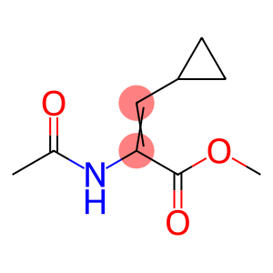 2-Propenoic  acid,  2-(acetylamino)-3-cyclopropyl-,  methyl  ester