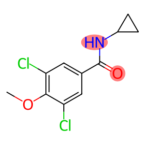 3,5-dichloro-N-cyclopropyl-4-methoxybenzamide