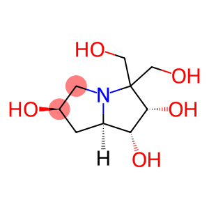 1H-Pyrrolizine-1,2,6-triol, hexahydro-3,3-bis(hydroxymethyl)-, (1R,2S,6R,7aR)-rel- (9CI)