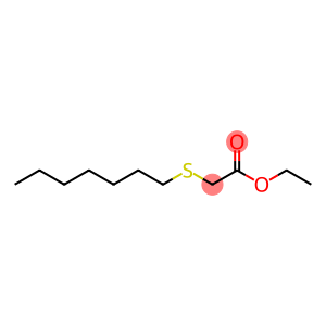 (Heptylthio)acetic acid ethyl ester