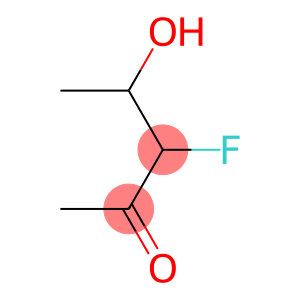 2-Pentanone, 3-fluoro-4-hydroxy- (9CI)