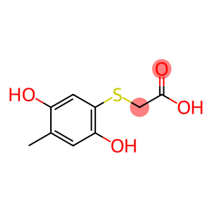 Acetic acid, [(2,5-dihydroxy-4-methylphenyl)thio]- (9CI)