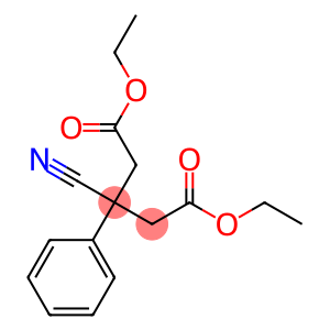 diethyl 3-cyano-3-phenylpentanedioate